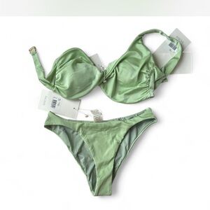 Baobab Collection Ola Sage Green Bikini Top